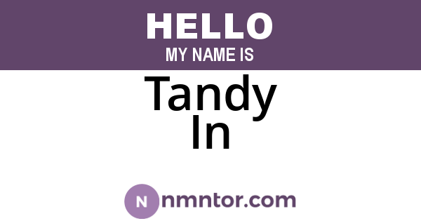 Tandy In