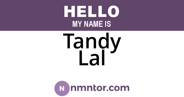 Tandy Lal