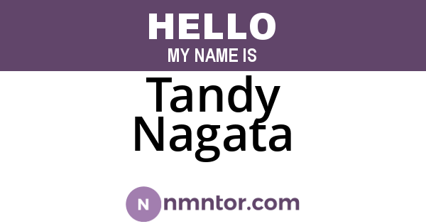 Tandy Nagata