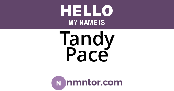 Tandy Pace