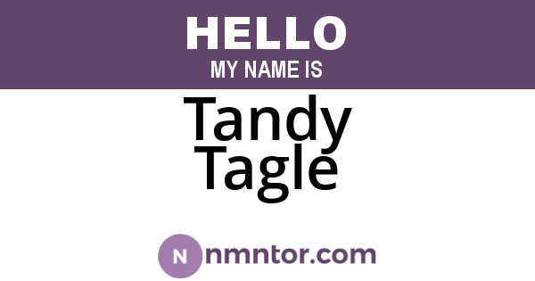 Tandy Tagle