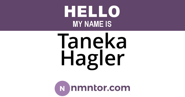 Taneka Hagler