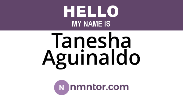 Tanesha Aguinaldo