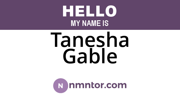 Tanesha Gable