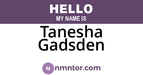 Tanesha Gadsden