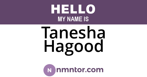Tanesha Hagood