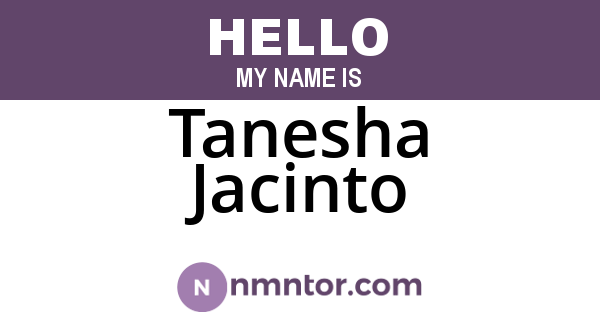 Tanesha Jacinto