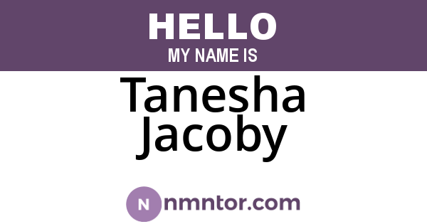 Tanesha Jacoby