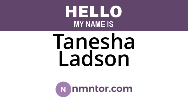Tanesha Ladson