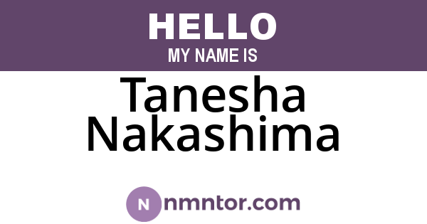 Tanesha Nakashima