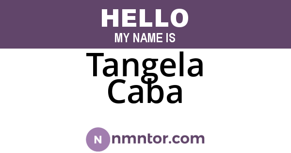 Tangela Caba