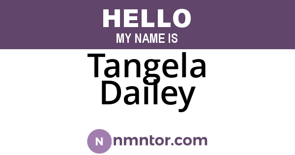 Tangela Dailey