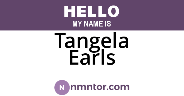 Tangela Earls