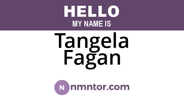 Tangela Fagan