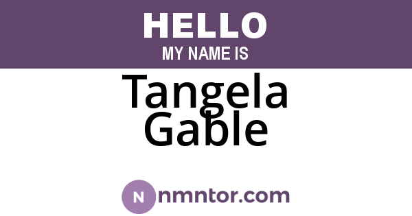 Tangela Gable