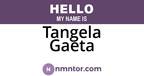 Tangela Gaeta