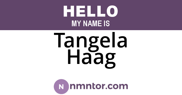 Tangela Haag