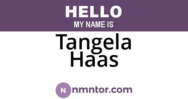 Tangela Haas