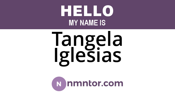 Tangela Iglesias