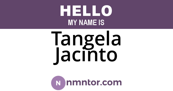 Tangela Jacinto