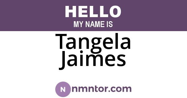 Tangela Jaimes