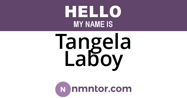 Tangela Laboy