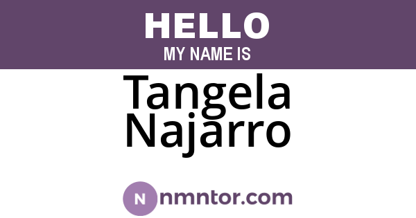 Tangela Najarro