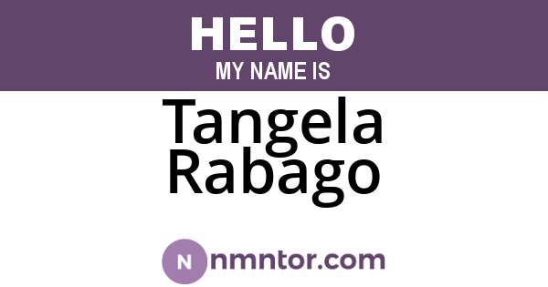 Tangela Rabago