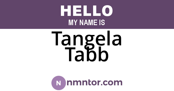 Tangela Tabb