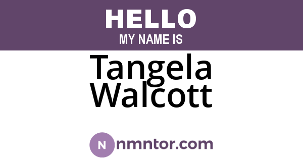 Tangela Walcott