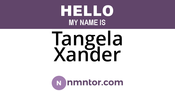 Tangela Xander