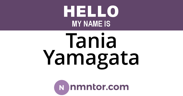Tania Yamagata
