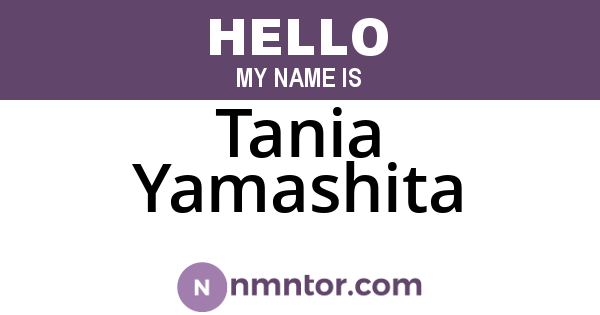 Tania Yamashita