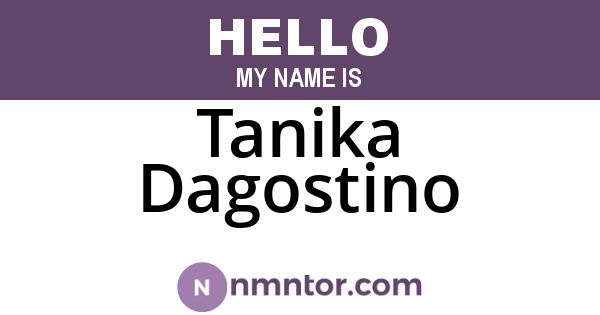 Tanika Dagostino