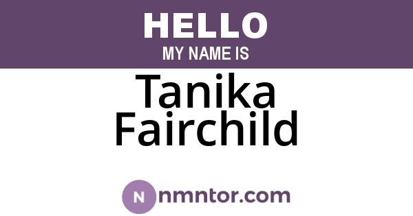 Tanika Fairchild