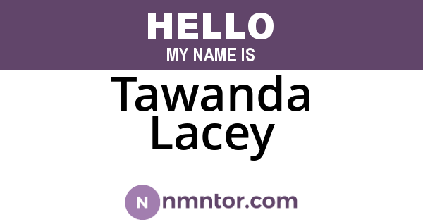 Tawanda Lacey