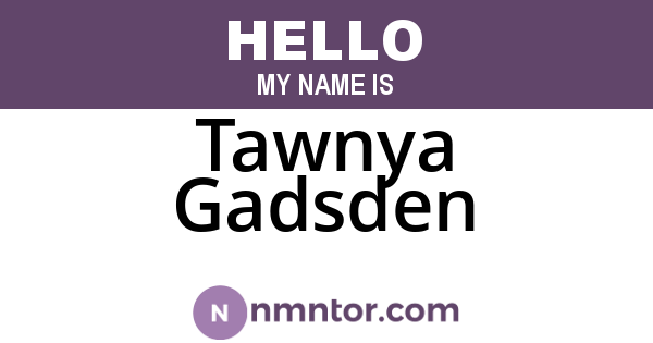 Tawnya Gadsden