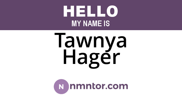 Tawnya Hager