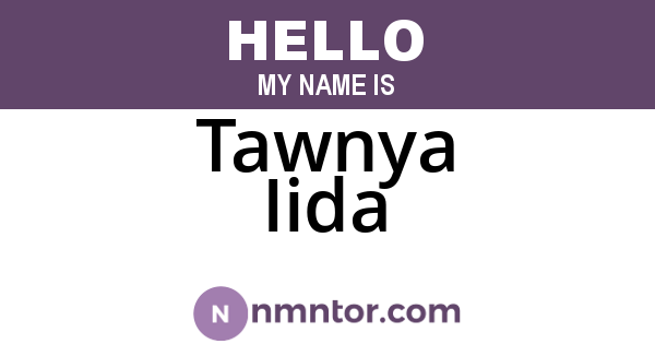 Tawnya Iida