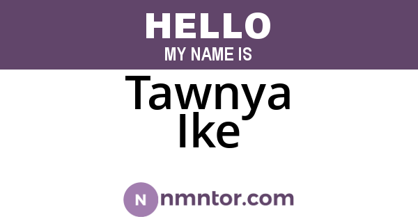 Tawnya Ike
