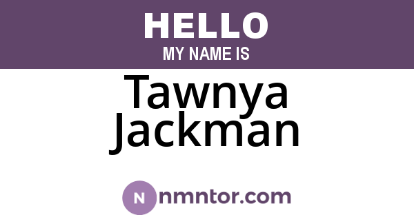 Tawnya Jackman