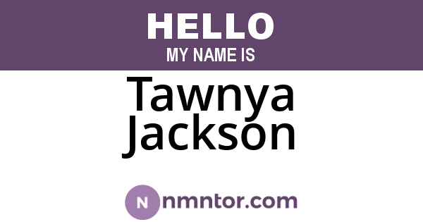 Tawnya Jackson
