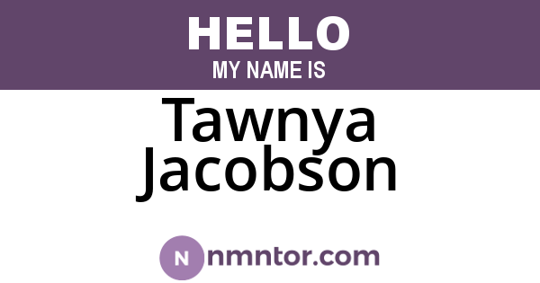 Tawnya Jacobson