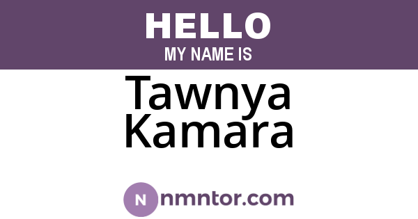 Tawnya Kamara