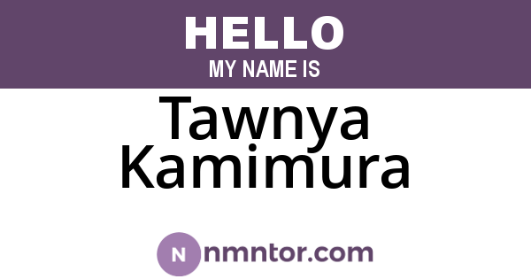 Tawnya Kamimura
