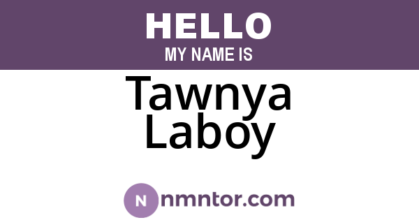 Tawnya Laboy