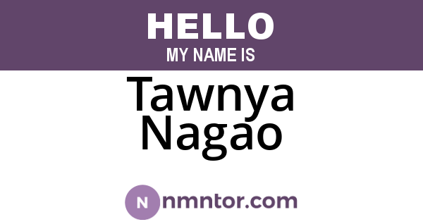 Tawnya Nagao