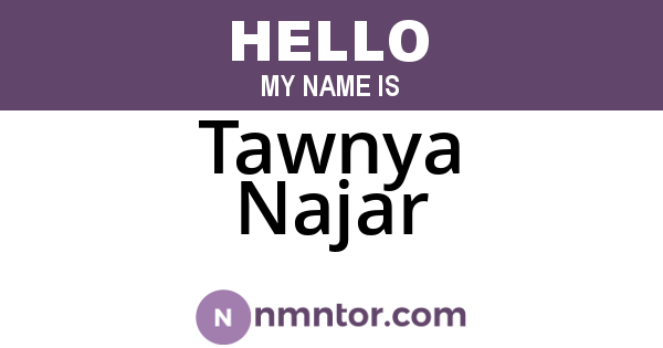Tawnya Najar