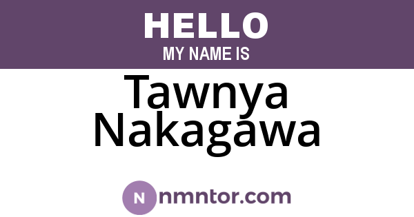 Tawnya Nakagawa