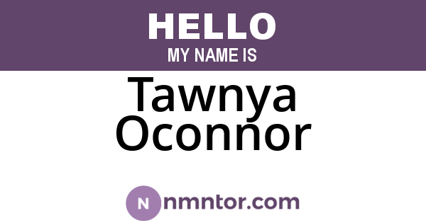 Tawnya Oconnor